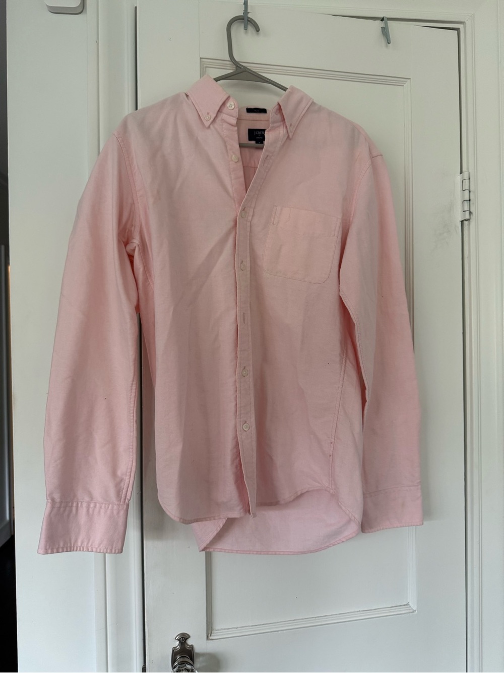 J. Crew Light Pink Oxford Button-Down Shirt